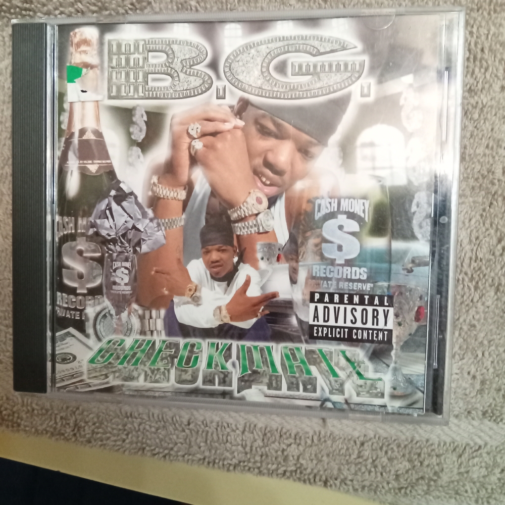 B.G. "Checkmate" Hip-Hop CD — Green & Silver Cover